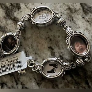 Brighton Memory Lane Photo Bracelet NWT 4 Oval Links for your own photos.